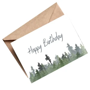 Custom Print High Quality New Design Birthday Greetings Gift Thank You Cards