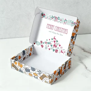 Custom Print Luxury Printed Zipper Black Cardboard Corrugated Gift Mailing Shopping Custom Mailer Box with logo