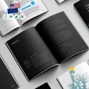 Custom Print Soft Cover Offset Printed Perfect Bound Graphic Design Magazine Catalog Color Book Printing Services