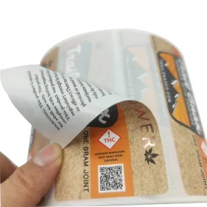 Custom Print Vinyl Self Adhesive Waterproof Double Sided Full Color Cosmetic Shampoo Sticker Label