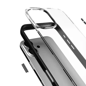 Custom Print iPhone 16 Pro Max Phone Case Special Honeycomb Structure Separate Frame & Back Cover