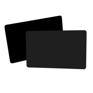 Custom Printed 13.56MHz Black PVC NFC Digital Business Card Contactless Membership For Payment & Hotel Use With 1K Chip