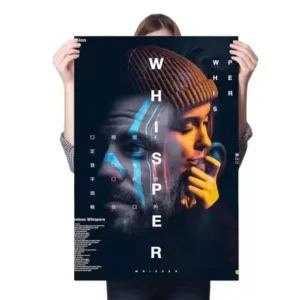 Custom Printed A0 A4 Posters in RGB Colors for Movie Music & Business Promotions