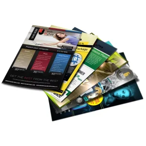Custom-Printed A2 A3 A4 A5 A6 Color Card, Brochure, Catalogue, Advertising Flyer, or Leaflet for Business
