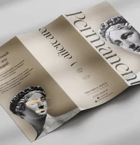 Custom Printed A6 Leaflet Booklet Glossy Cardboard Flyers A4 A5 Brochure Pamphlets Business Advertising Flyer Printing Service