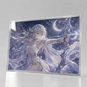 Custom-Printed Anime Holographic Acrylic And Cardboard Autograph Boards