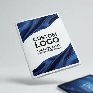 Custom Printed Art Paper Brochure with Perfect Binding Digital Printing Film Lamination for Marketing Corporate Use
