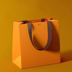 Custom Printed Brand Logo Design Clothing Retail Gift Shopping Jewellery Paper Bag with Handle