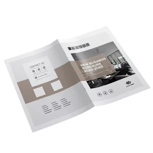 Custom-Printed Brochure Thick Coated Dutch White Card Multilingual Cross-Border Use Minimum Order 1 Piece