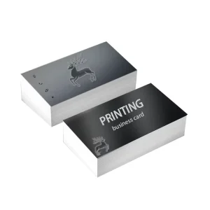 Custom Printed Business Cards Art Paper Embossed Finish Offset Printing Box Included Flyers