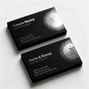 Custom Printed Business Cards High Quality Professional Design With Your Logo for Corporate and Branding Needs