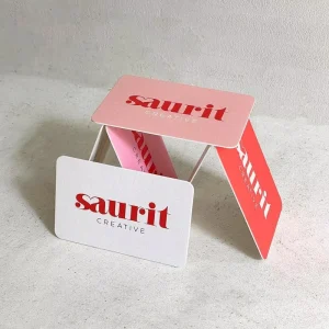 Custom Printed Business Cards with Matte Lamination 350gsm Art Paper for Company Office Name Card Design