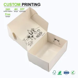 Custom Printed Cardboard Mailer Boxes with Cartoon Sketch Design Eco Friendly Shipping Boxes for Clothes Shoes Package