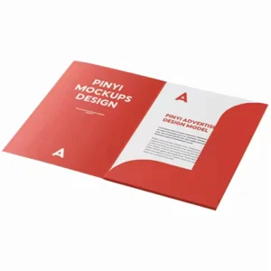 Custom Printed Cardboard Paper File Folder and Presentation Folder for Documents