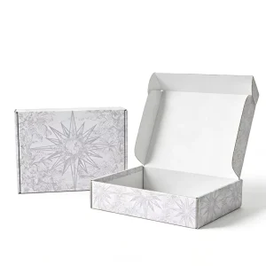 Custom Printed Coated Paper Corrugated Mailer Cardboard Packaging for Beauty Products Printed Cosmetic Paper Box