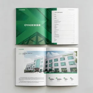 Custom Printed Company Brochure Design Service Factory Direct Marketing Booklet