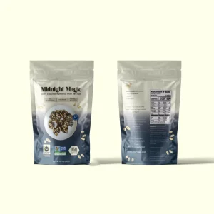 Custom Printed Design Moisture Proof Resealable Stand up Pouch Food Packaging Doypack Zip Lock Bag with Logo for Dried Food