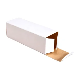 Custom Printed Eco Friendly Recyclable White Cardboard Box with Embossing Luxury Rigid Gift Packaging for Candles and Branding