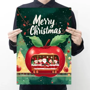 Custom Printed Eco-Friendly Waterproof Large Artwork Poster Wall Art with Custom Shape for Advertising & Decoration