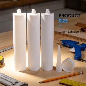 Custom Printed Empty Sealant Cartridges Bottles OEM Packaging for Adhesives Sealants