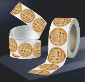 Custom Printed Fashion Brand Labels Waterproof Logo Stickers