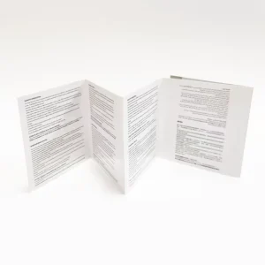 Custom Printed Folded Instruction Leaflet, Brochure, Product User Guide Manual