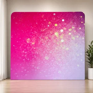Custom Printed Freestanding Rounded Corner Large Format Backdrop Display For Exhibitions Trade Show Booth Branding Photo Setup