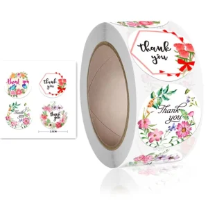 Custom Printed Logo 3D Paint Sticker Roll Change Color Private Label For Packaging