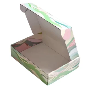 Custom Printed Logo Box Rigid Cardboard Boxes Recyclable Shipping Mailing Packaging Box for Apparel Cosmetic Bottle
