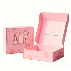 Custom Printed Logo Foldable Cardboard Cosmetic Folders Packaging Recycled Materials Reusable Gift for Makeup Tools