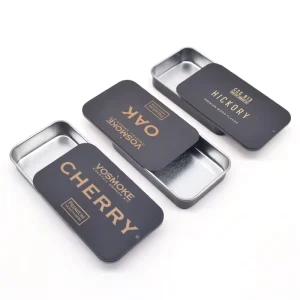 Custom Printed Logo High Quality Tinplate Box Candy Square Tin Can Small Metal Tin Box