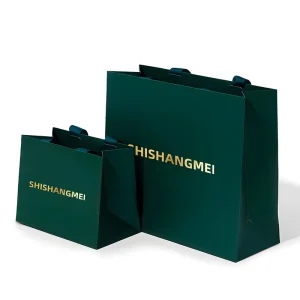 Custom Printed Logo Luxury Retail Boutique Paper Bags Clothes Shoes Packaging Shopping Paper Bag