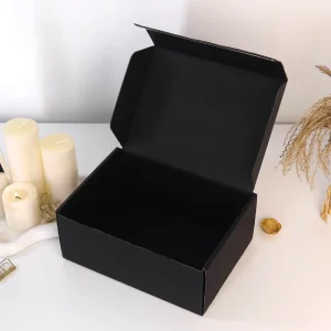 Custom Printed Logo Skincare Packing Self Seal Mailer Zipper Shipping Box Tear Strip Packaging Paper Boxes for Cosmetic