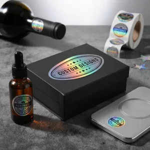 Custom Printed Logo Stickers Waterproof Self Adhesive Packaging Labels Vinyl Product Label Stickers