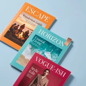 Custom Printed Lookbook Catalog Printing Full Color Art Paper Brochure Booklet Printing Service