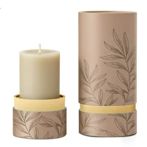 Custom Printed Luxury Paper Gift Candle Cardboard Tube Box Packaging Cylinder Round Box