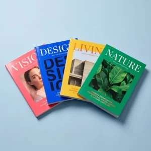 Custom Printed Magazine Catalogue Perfect Binding Glossy Paper Booklet Product Catalog Printing with Free Design