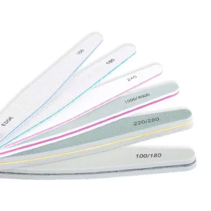 Custom Printed Manicure Tool Set Nail File Printing Kit 180 240 150 100/180 220/280 1000/4000