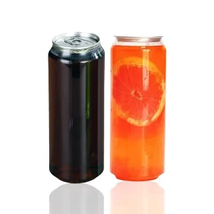 Custom Printed PET Plastic 500ml Beverages Juice Coffee Soda Tea Other Empty Coffee Cans Packaging