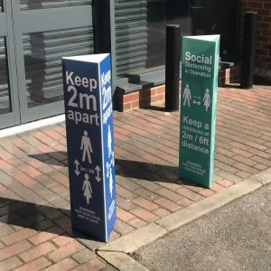 Custom Printed PVC Foam Board Sign and Tent Stand for Business Promotion and Event Decoration