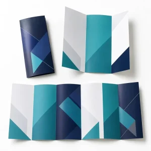 Custom Printed Paper Glossy Matte Lamination Company Introduction Brochure for Advertising Trade Show Distribution