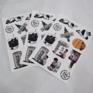 Custom Printed Personalized Waterproof Eco-Friendly Kiss-Cut Business Label Stickers