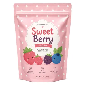 Custom Printed Plastic Pouch Packaging Stand up Pouch Food Grade Resealable Mylar Doypack Bag