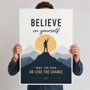 Custom Printed Poster for Photo Design Packaging Display and Advertising Use