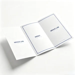 Custom Printed Product Brochure Fold Flyer With Art Paper and Film Lamination