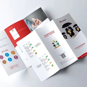 Custom Printed Promotion Flyer Leaflet Catalogue Booklet Printing Service