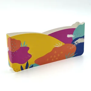 Custom Printed Recyclable Art Paper Packaging Box Sleeves UV Advantage with Foil for Cosmetic Use