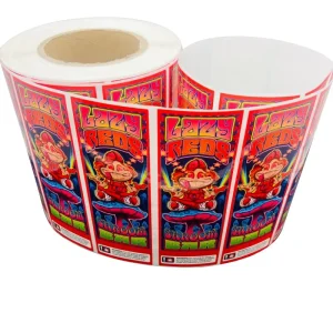Custom Printed Self Adhesive Vinyl Waterproof Sticker Roll Paper Design Product Labels Maker Logo Label Stickers for Packaging