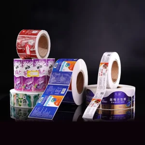 Custom Printed Self-Adhesive Waterproof Roll Labels for Food and Beverage Bottles OEM Logo Design