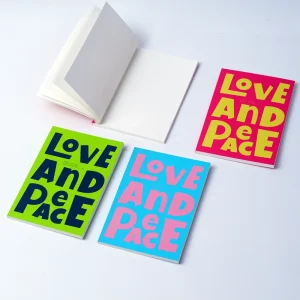 Custom Printed Soft Cover Notebook with Logo Embossing, Cardboard and Offset Paper